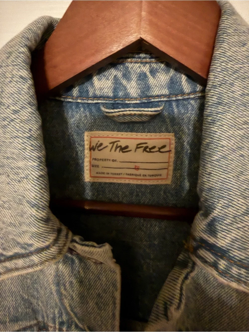 Free people denim jacket- XS - Picture 4 of 5